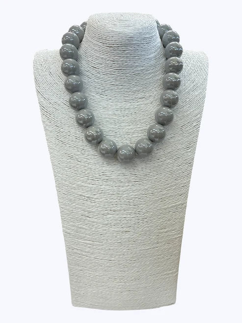 Acrylic Beaded Short Necklace