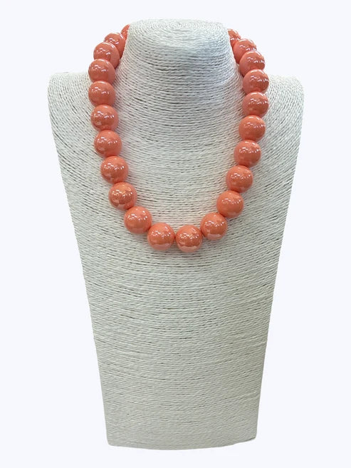 Acrylic Beaded Short Necklace