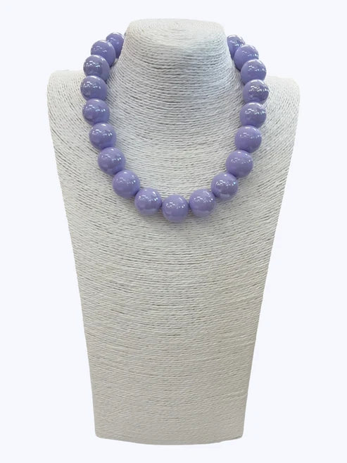 Acrylic Beaded Short Necklace