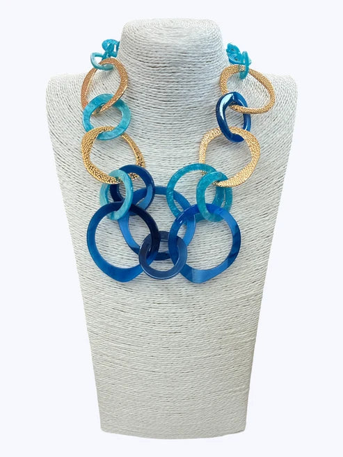 Mixed Link Acrylic Necklace