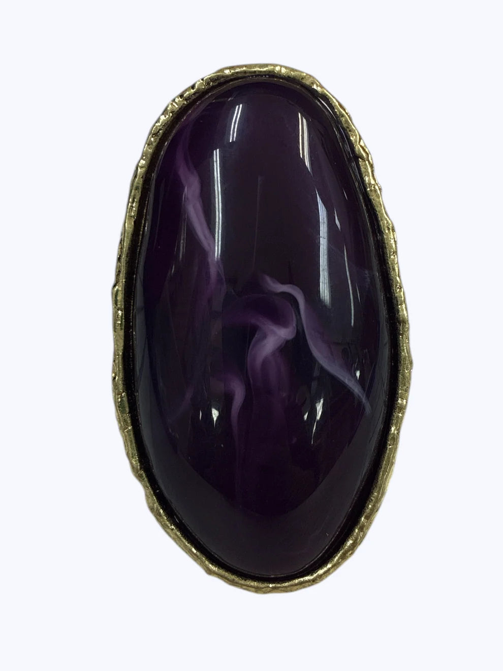 Oval Resin Statement Ring
