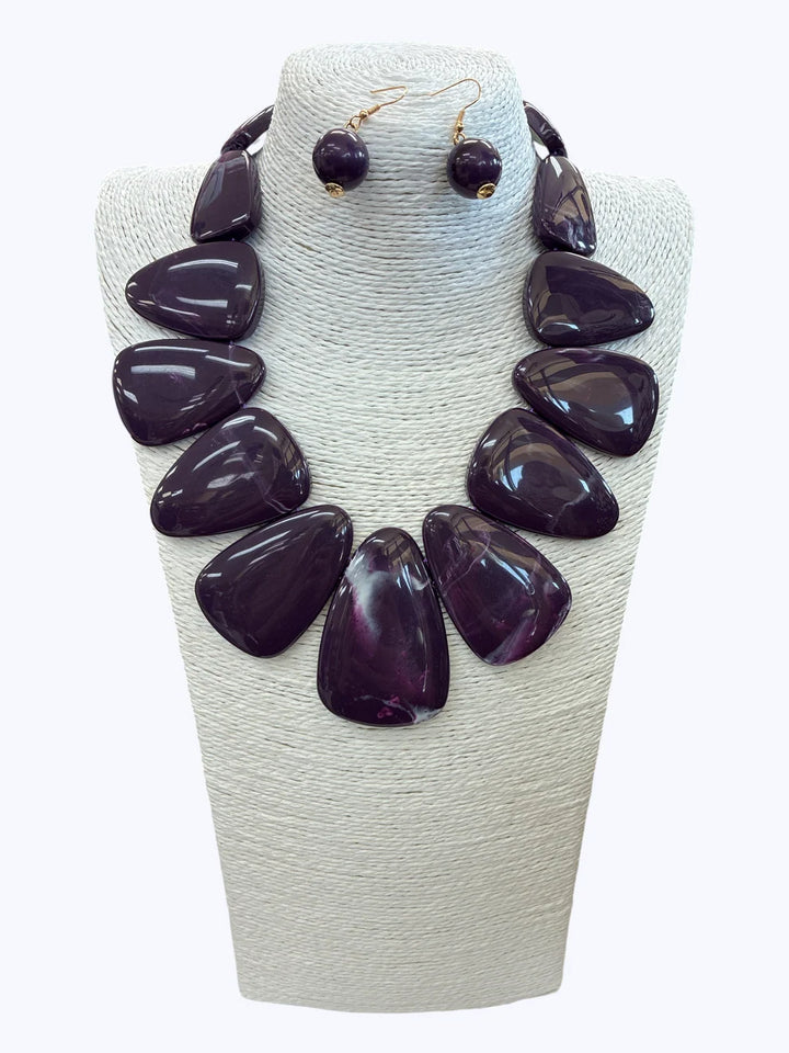 Modern Bib Collar Necklace