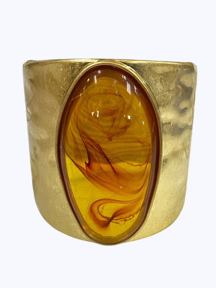 Marbled Acrylic Cuff Bracelet