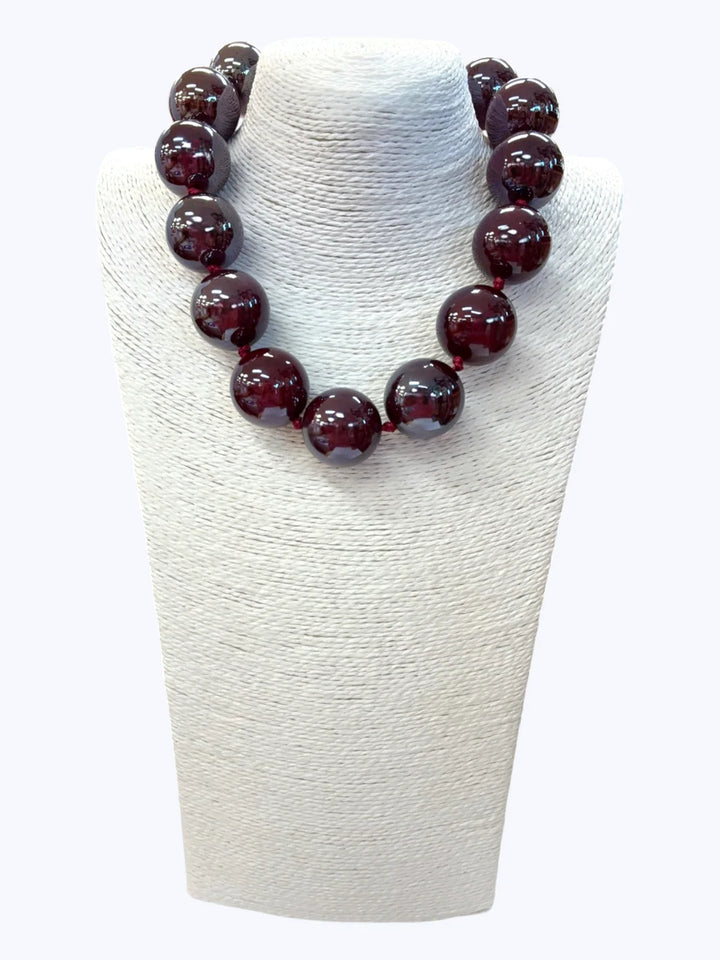 Chunky Round Bead Necklace