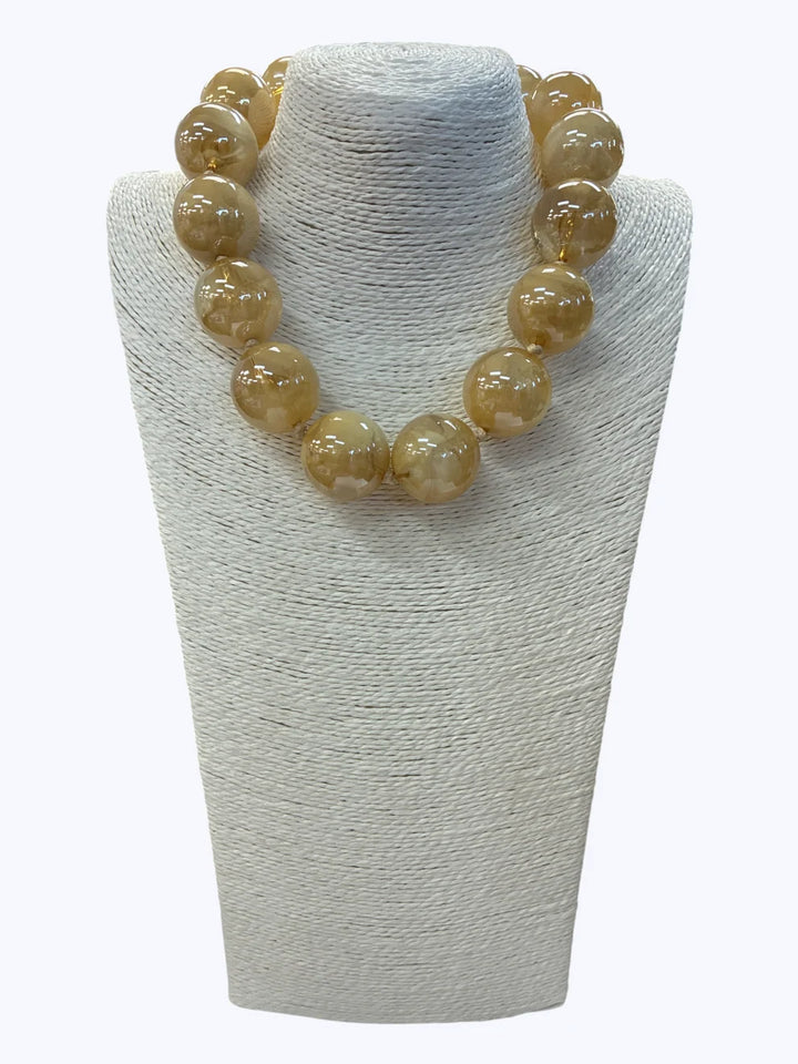 Chunky Round Bead Necklace