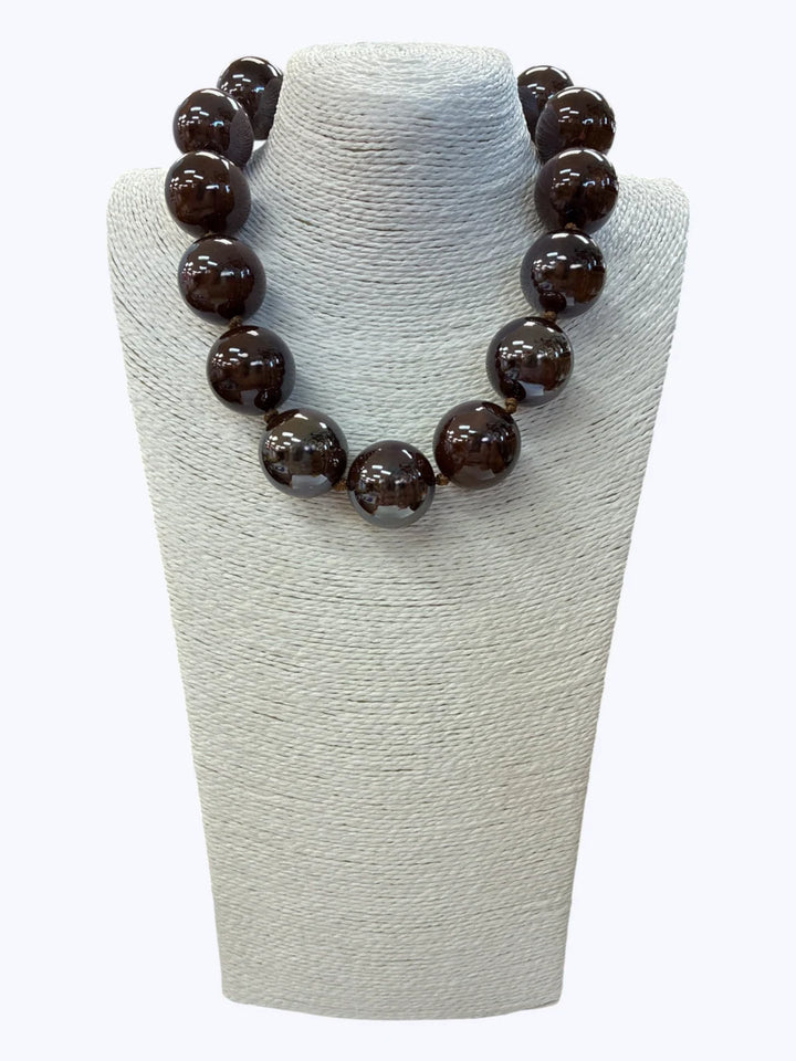 Chunky Round Bead Necklace