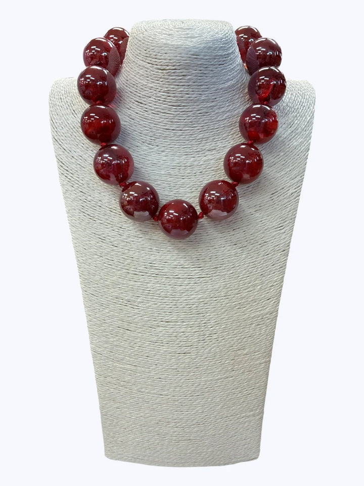 Chunky Round Bead Necklace