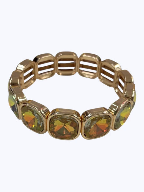 Opal Inspired Crystal Bracelet