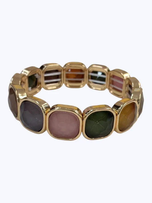 Crystal Opal Link Bracelet