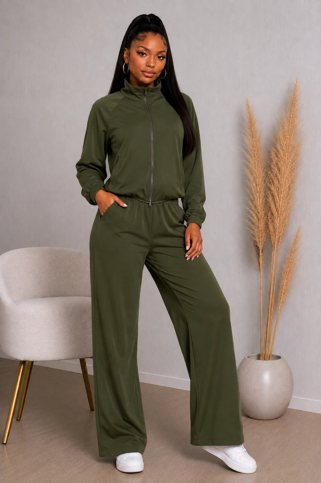 WIND BREAKER JACKET & PANTS SET