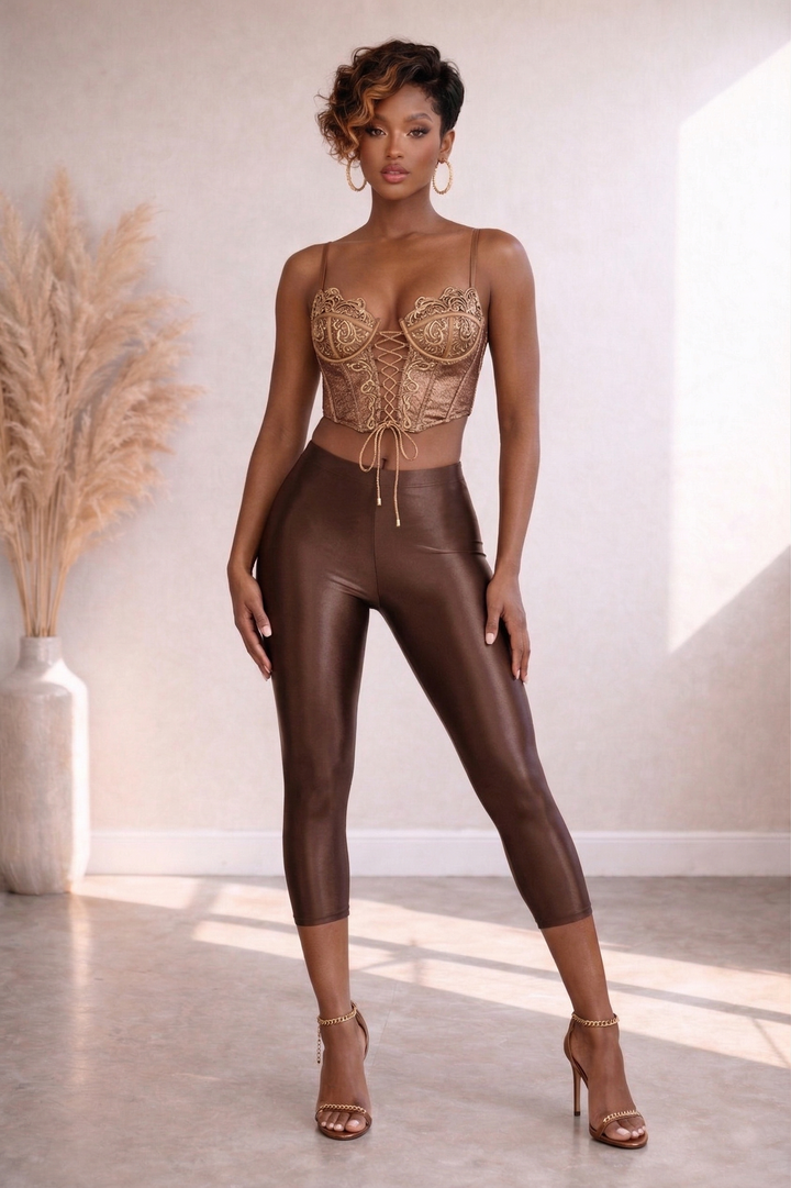 NYLON CAPRI LEGGINGS