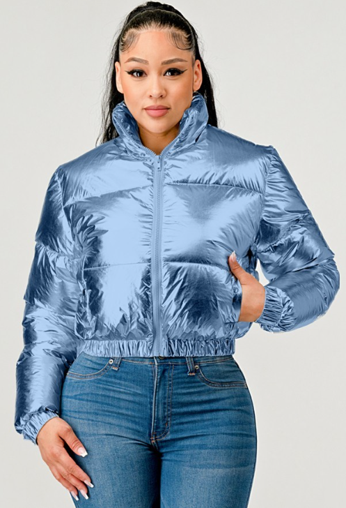 Jacket Metallic Keep Going
