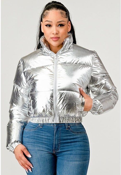 Jacket Metallic Keep Going
