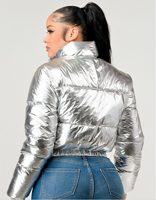 Jacket Metallic Keep Going