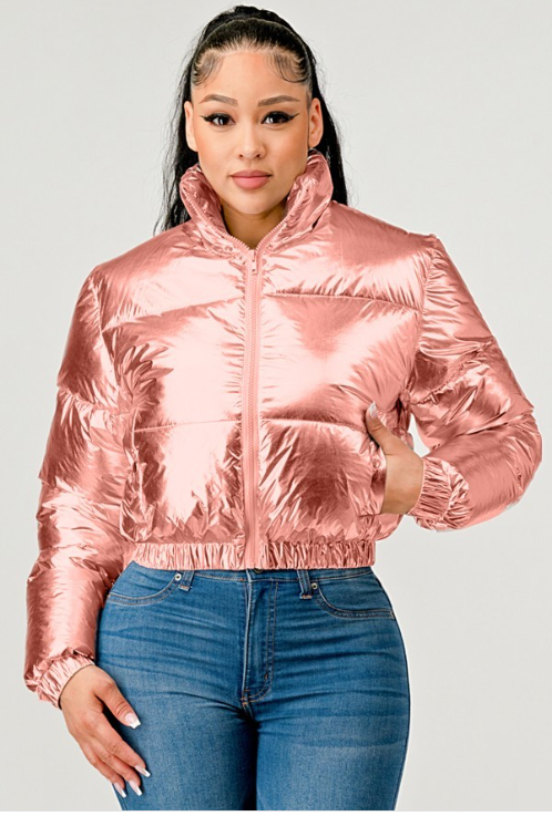 Jacket Metallic Keep Going