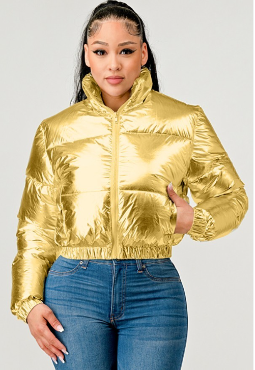 Jacket Metallic Keep Going