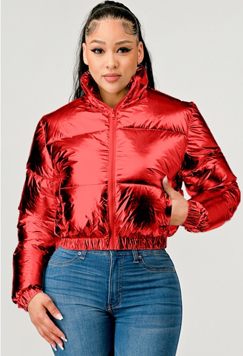 Jacket Metallic Keep Going