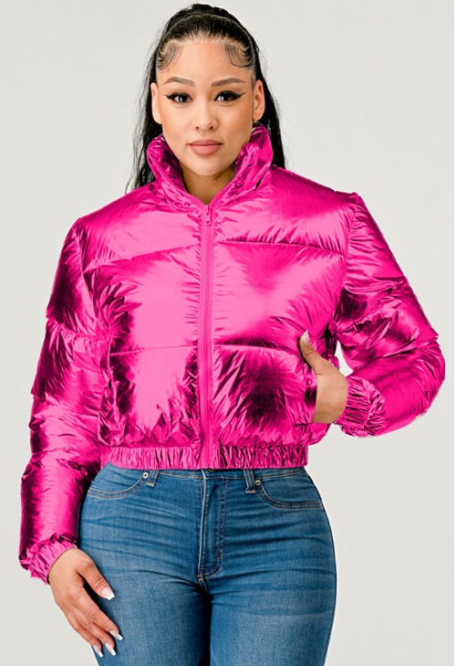 Jacket Metallic Keep Going