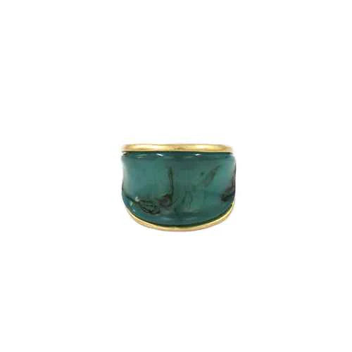 leek Wide Band Ring