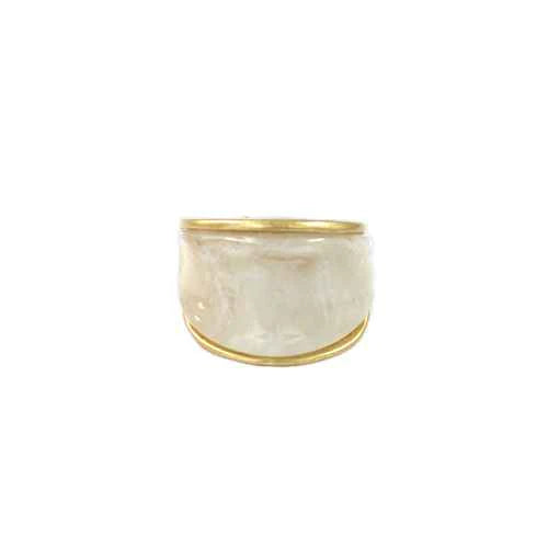 leek Wide Band Ring