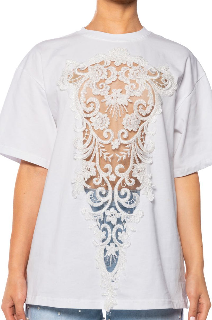 Tshirt Lace Panel  Lace
