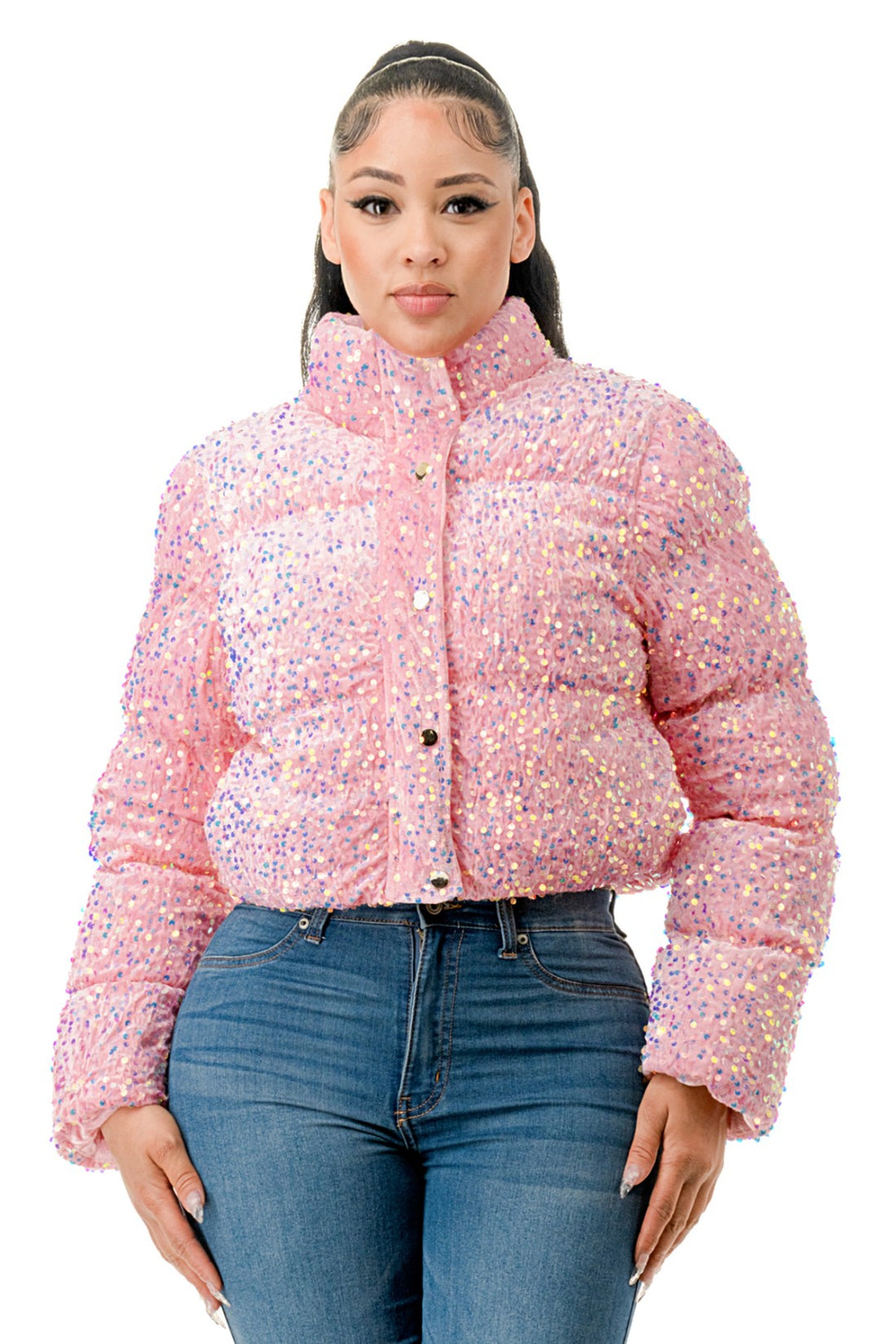 Jacket Puffer Sequin