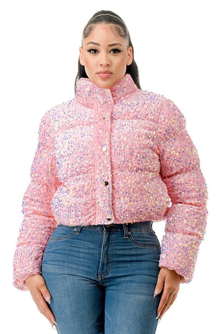 Jacket Puffer Sequin