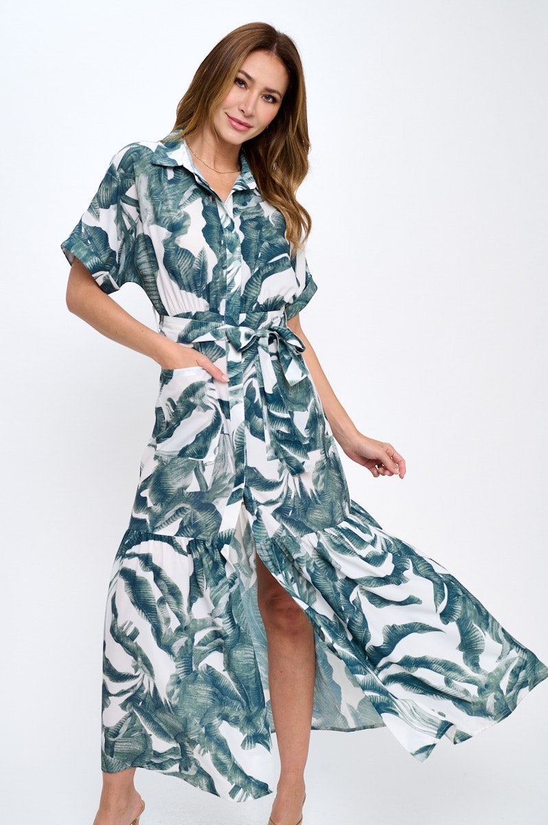 Maxi Dress Leaf
