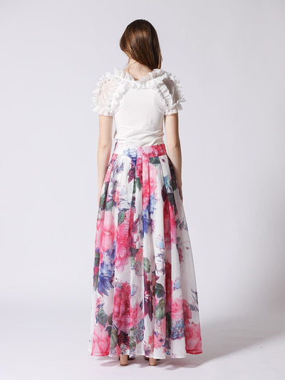 Maxi Skirt Water Color