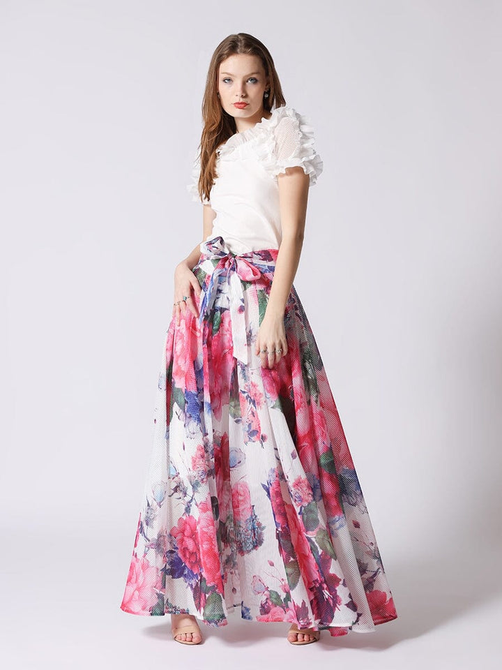 Maxi Skirt Water Color