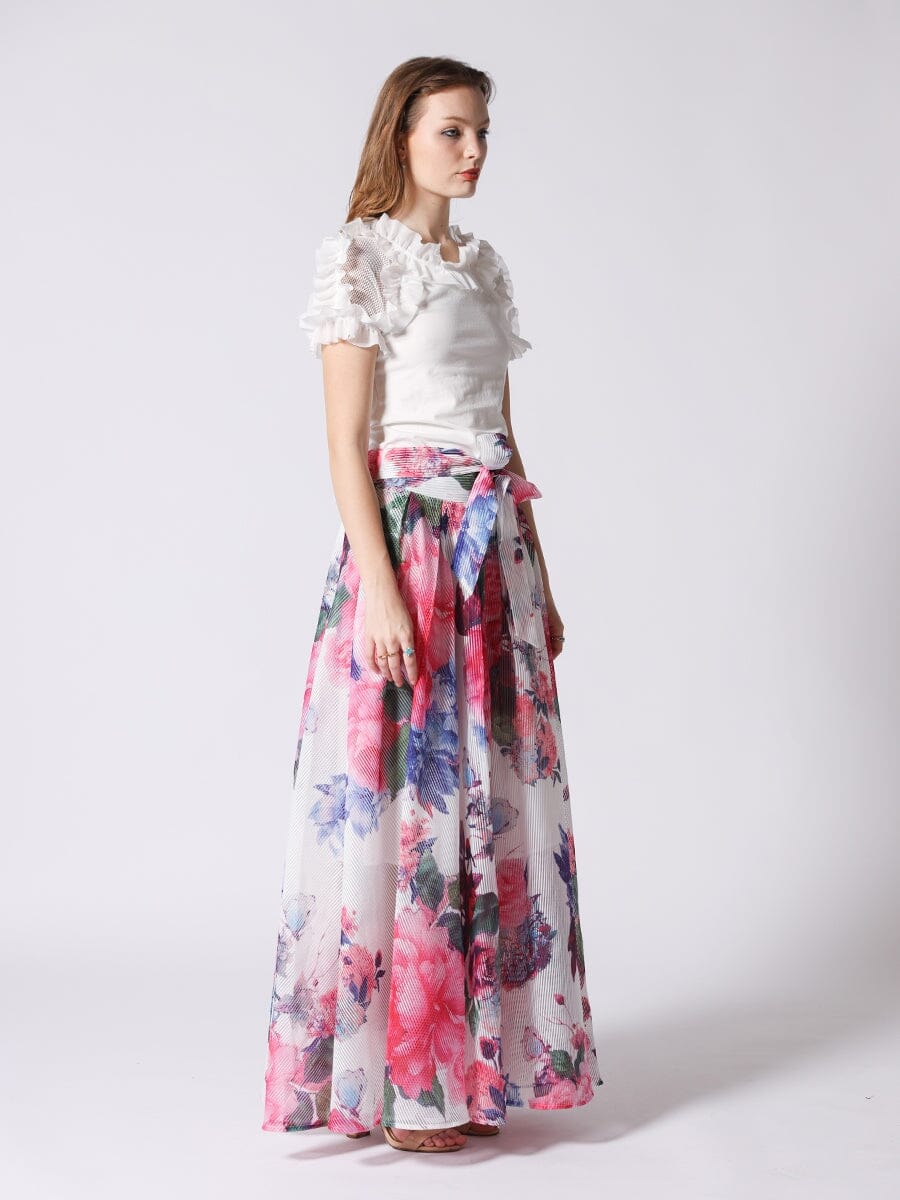 Maxi Skirt Water Color